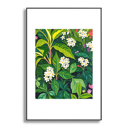 83 Oranges Beneath The Jungle Canopy Metal Framed Art Print