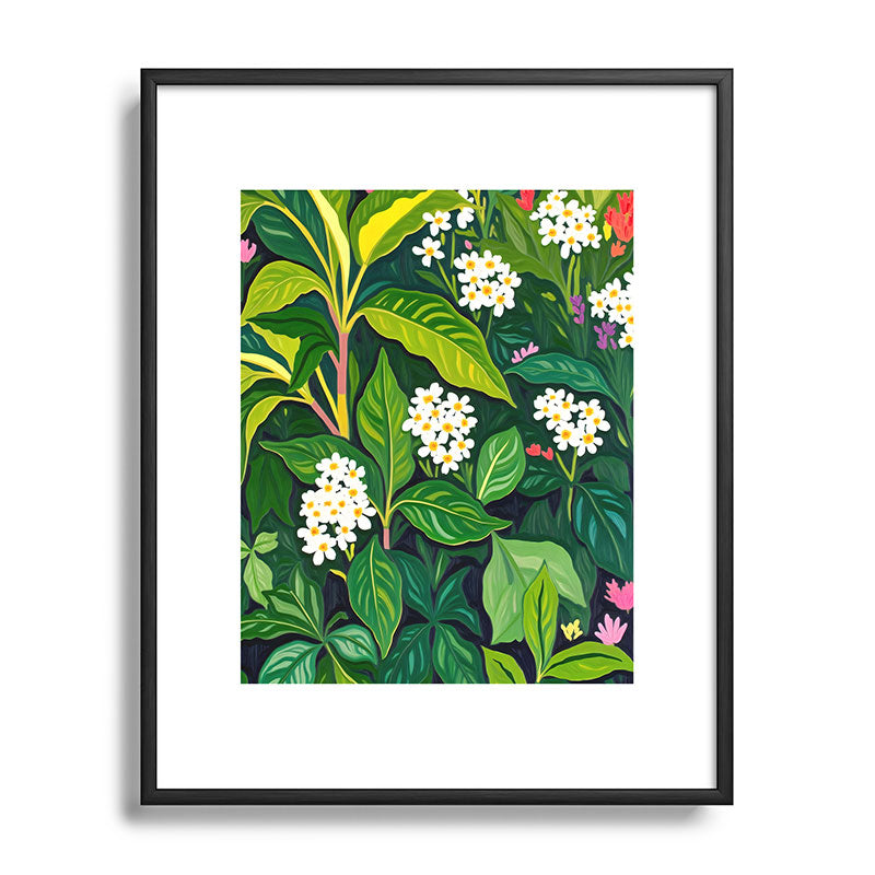 83 Oranges Beneath The Jungle Canopy Metal Framed Art Print