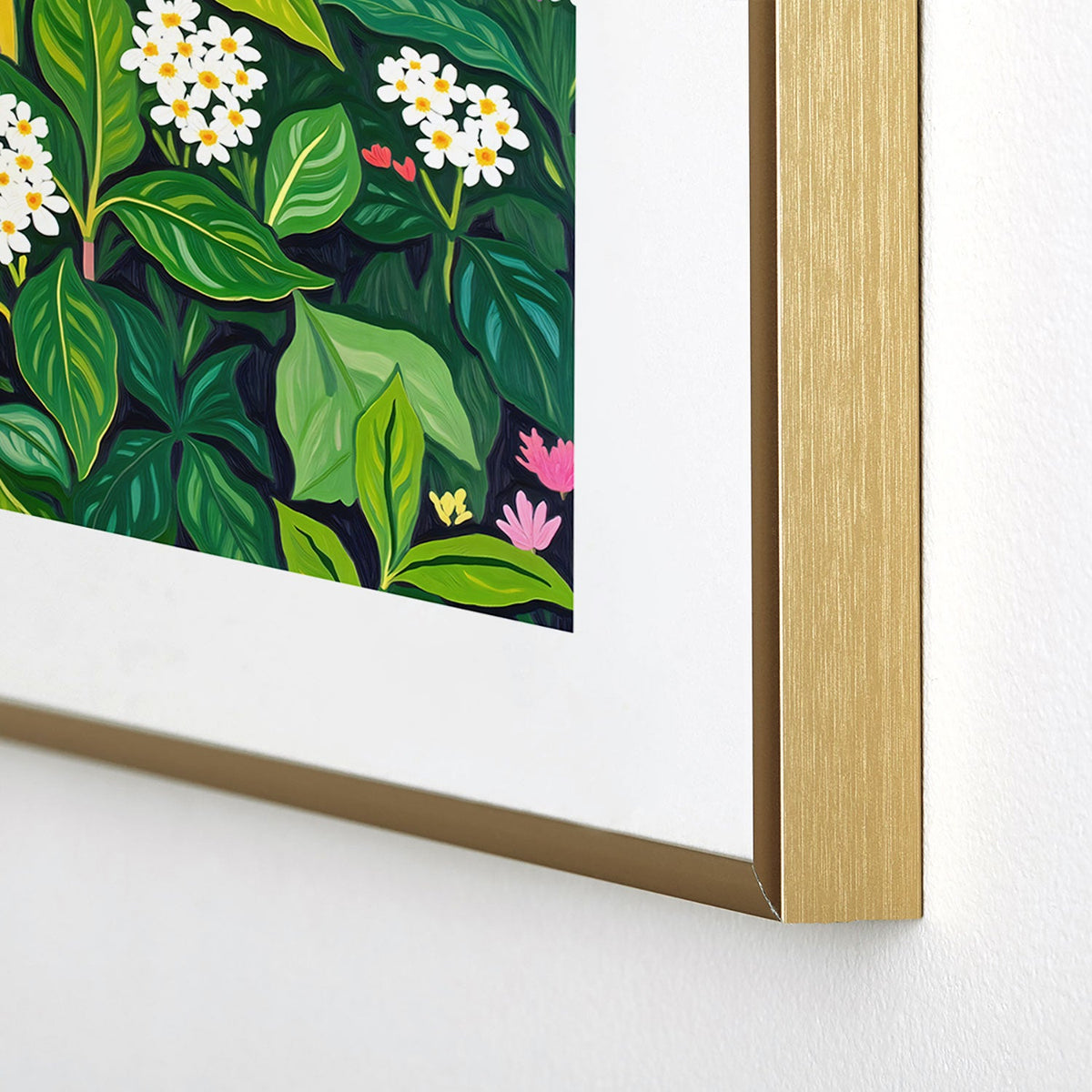 83 Oranges Beneath The Jungle Canopy Metal Framed Art Print