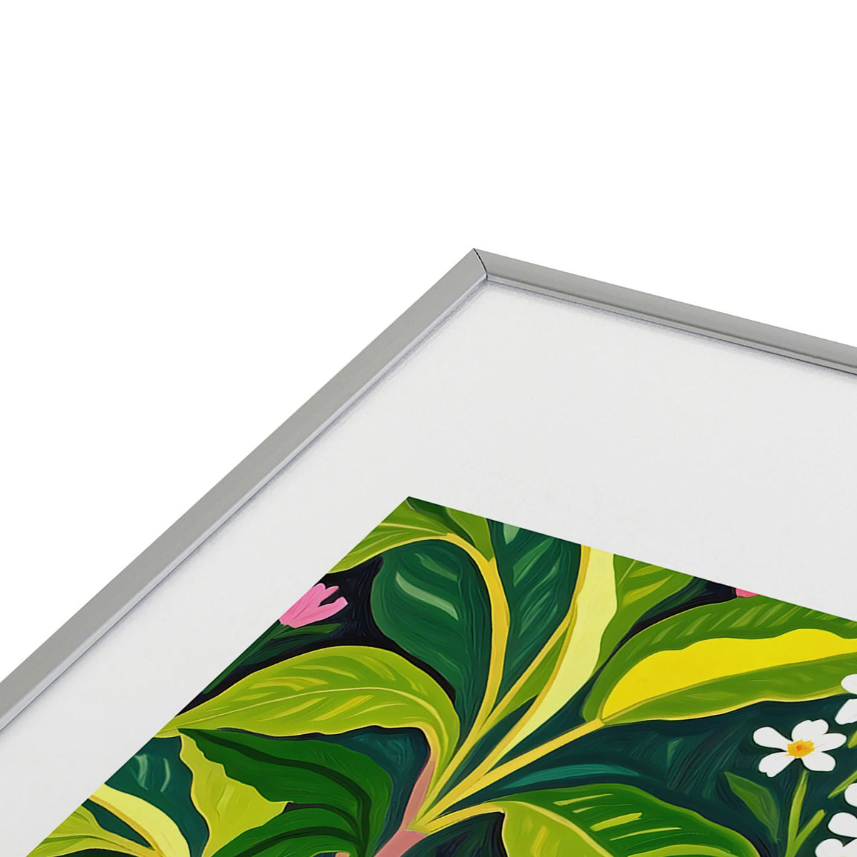 83 Oranges Beneath The Jungle Canopy Metal Framed Art Print