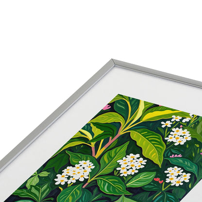 83 Oranges Beneath The Jungle Canopy Metal Framed Art Print