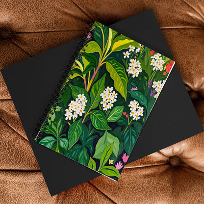 83 Oranges Beneath The Jungle Canopy Spiral Notebook