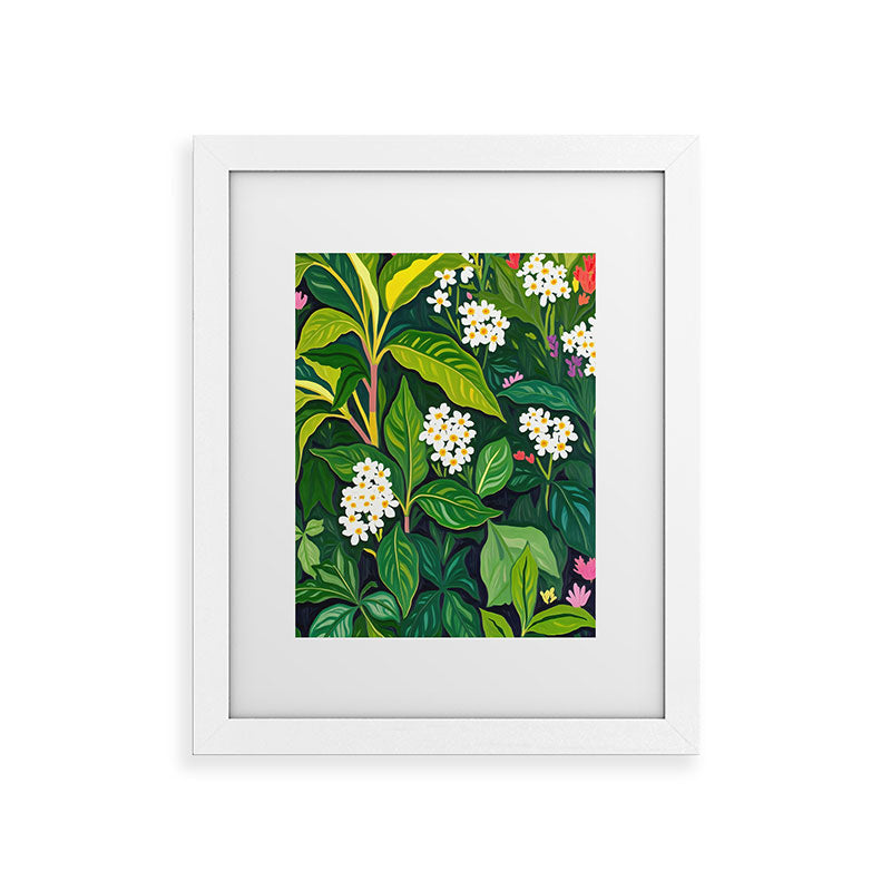 83 Oranges Beneath The Jungle Canopy Framed Art Print