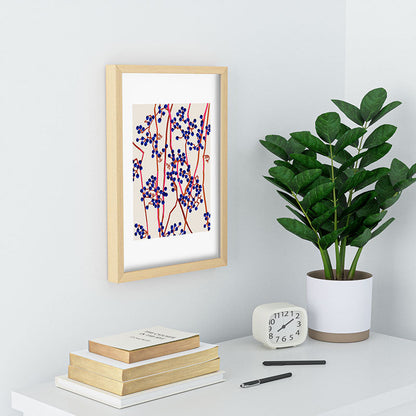 83 Oranges Berry Summer Recessed Framing Rectangle