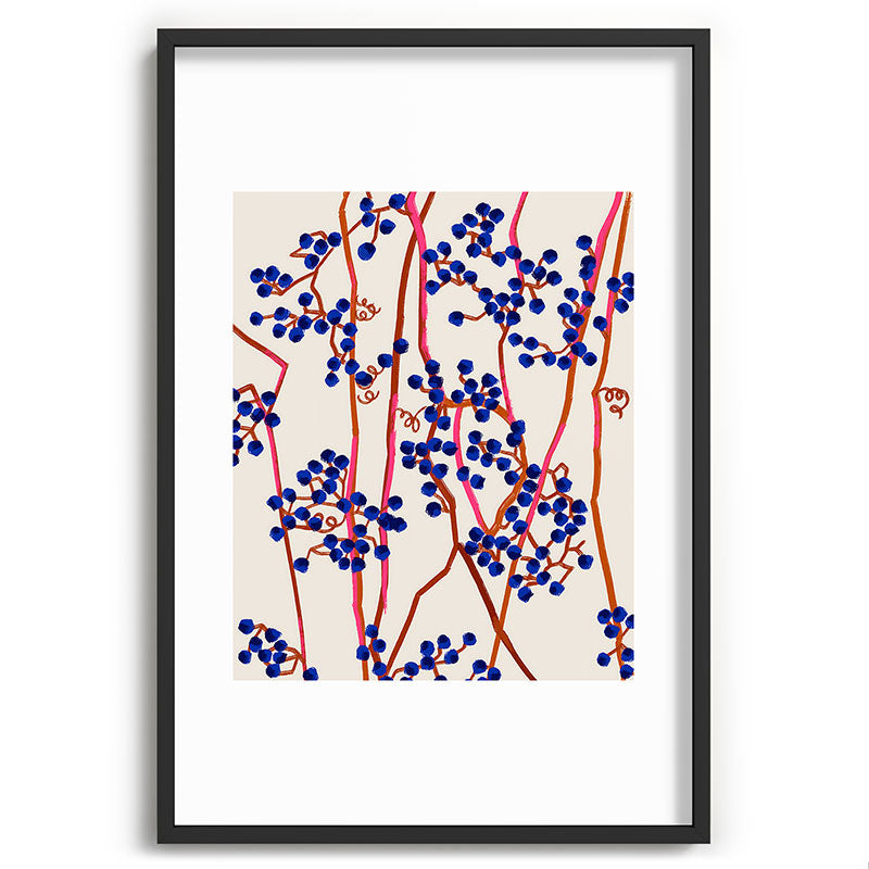 83 Oranges Berry Summer Recessed Framing Rectangle