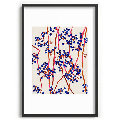 83 Oranges Berry Summer Recessed Framing Rectangle