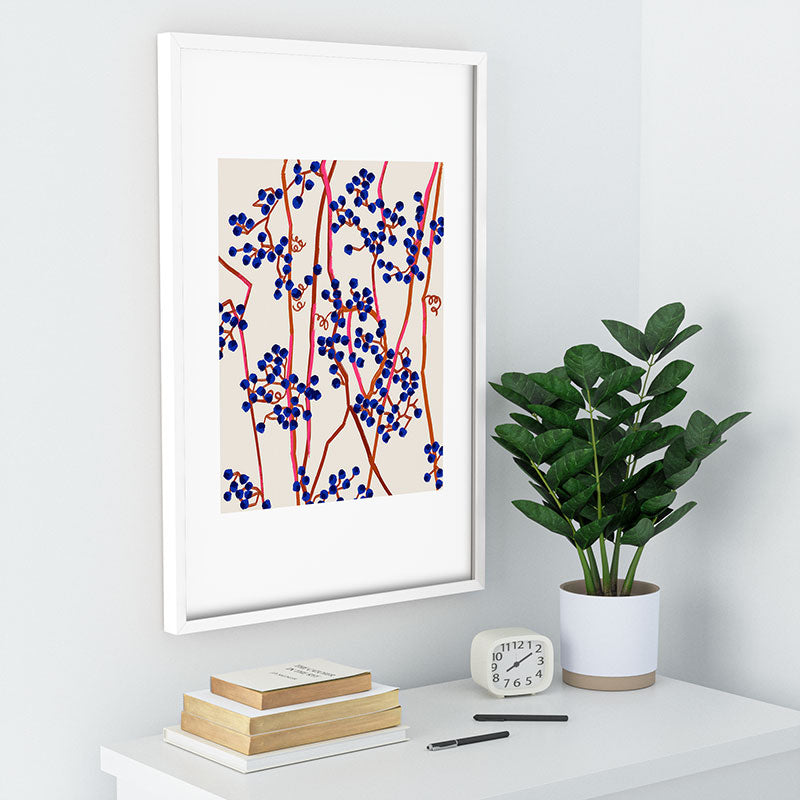 83 Oranges Berry Summer Recessed Framing Rectangle