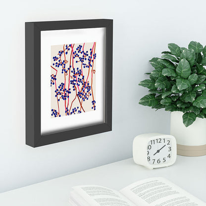 83 Oranges Berry Summer Recessed Framing Rectangle