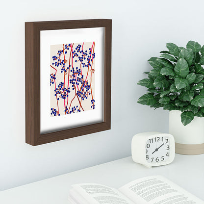 83 Oranges Berry Summer Recessed Framing Rectangle