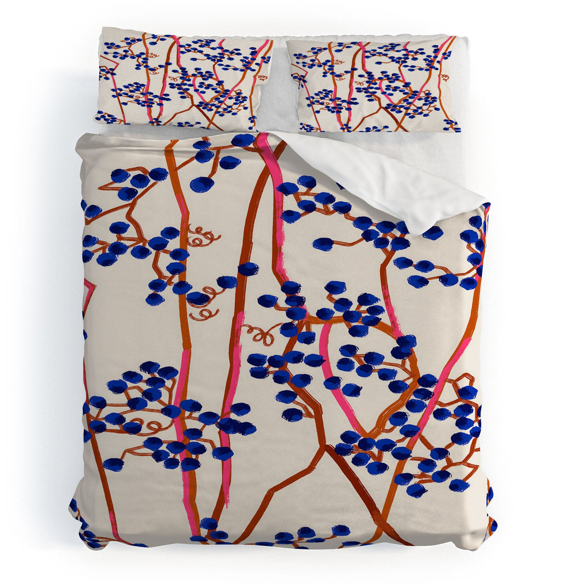 83 Oranges Berry Summer Duvet Cover