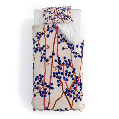 83 Oranges Berry Summer Duvet Cover