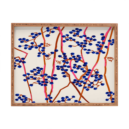 83 Oranges Berry Summer Rectangular Tray