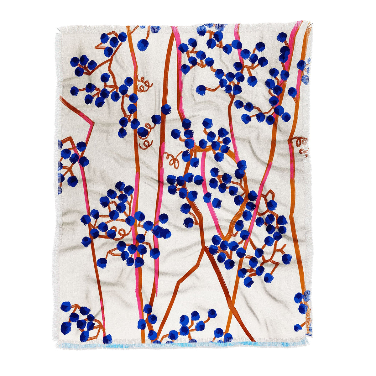 83 Oranges Berry Summer Throw Blanket
