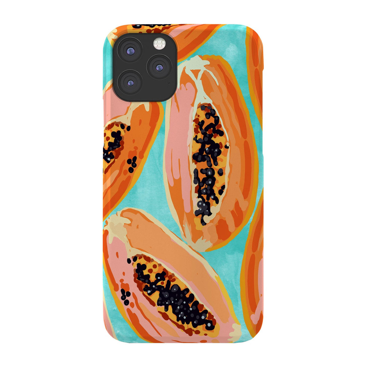 83 Oranges Big Papaya Watercolor Painting Phone Case