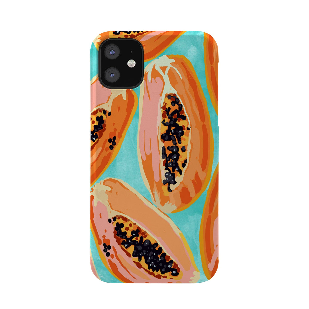 83 Oranges Big Papaya Watercolor Painting Phone Case