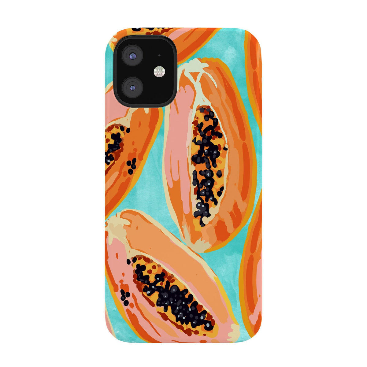 83 Oranges Big Papaya Watercolor Painting Phone Case