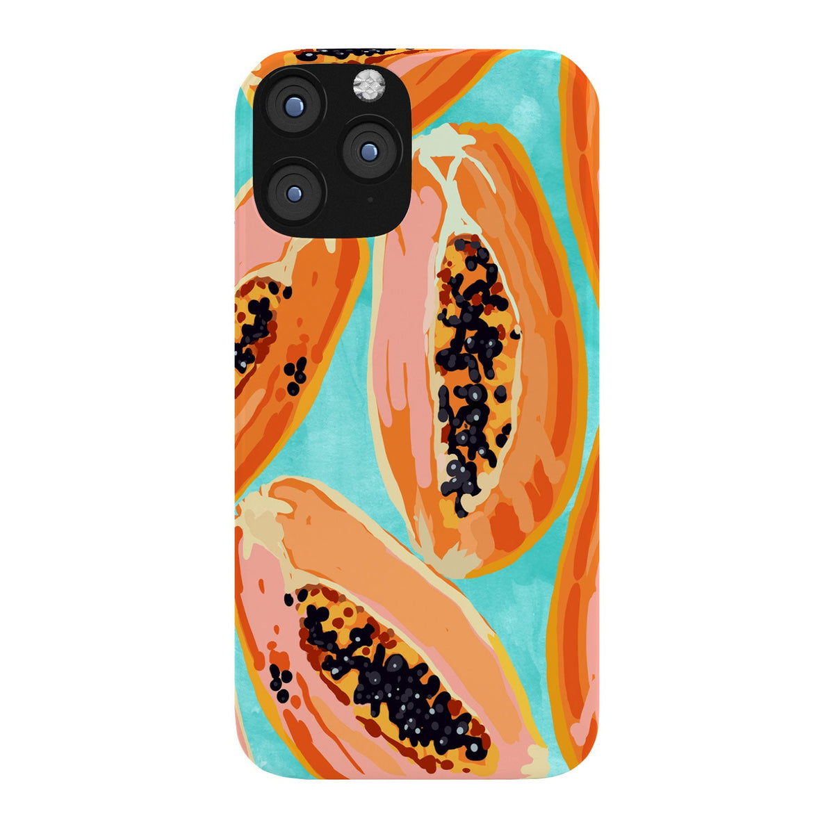 83 Oranges Big Papaya Watercolor Painting Phone Case