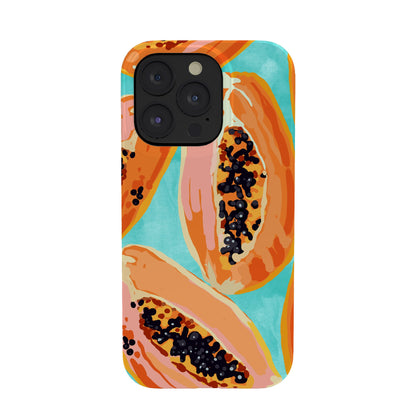 83 Oranges Big Papaya Watercolor Painting Phone Case