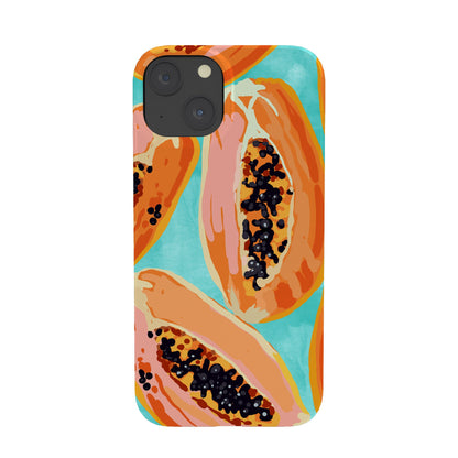 83 Oranges Big Papaya Watercolor Painting Phone Case