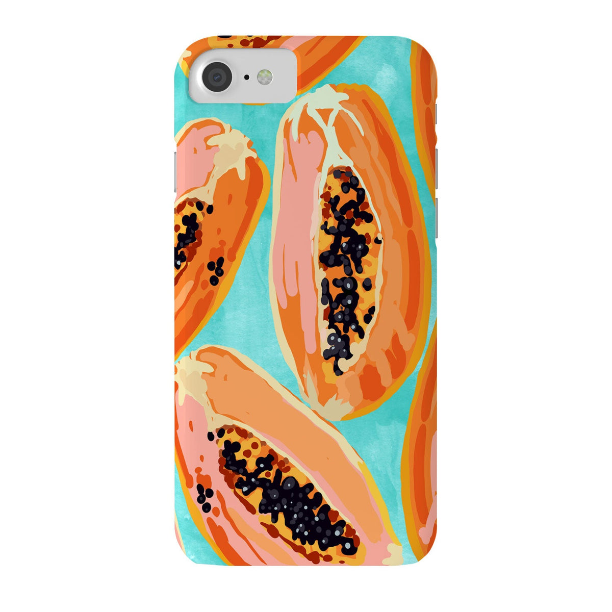 83 Oranges Big Papaya Watercolor Painting Phone Case