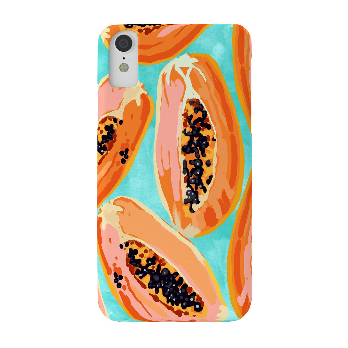 83 Oranges Big Papaya Watercolor Painting Phone Case
