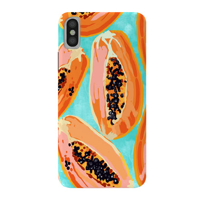 83 Oranges Big Papaya Watercolor Painting Phone Case
