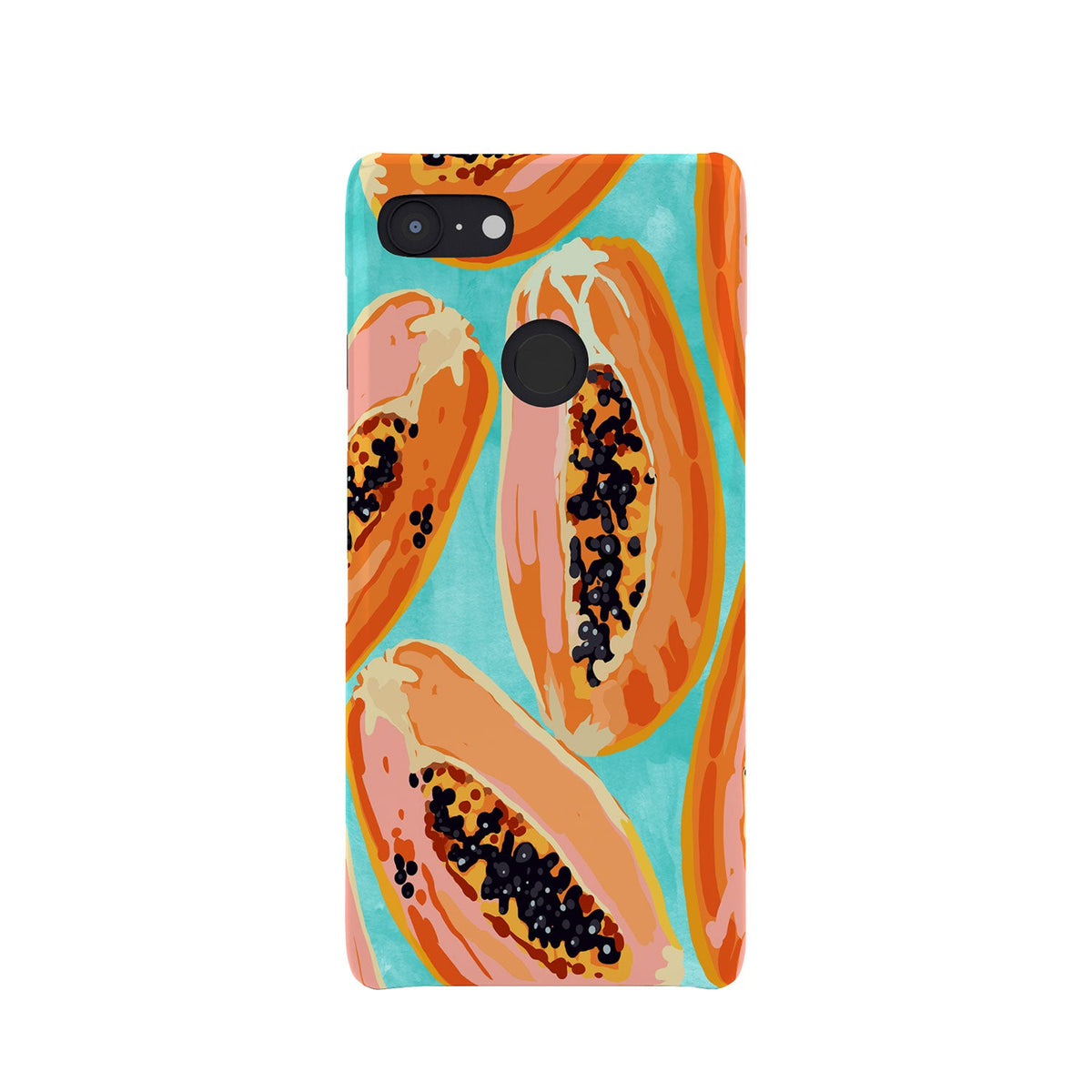 83 Oranges Big Papaya Watercolor Painting Phone Case
