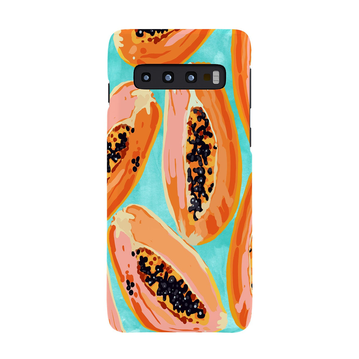 83 Oranges Big Papaya Watercolor Painting Phone Case