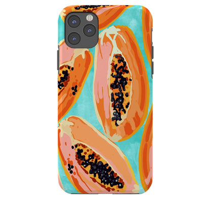 83 Oranges Big Papaya Watercolor Painting Phone Case