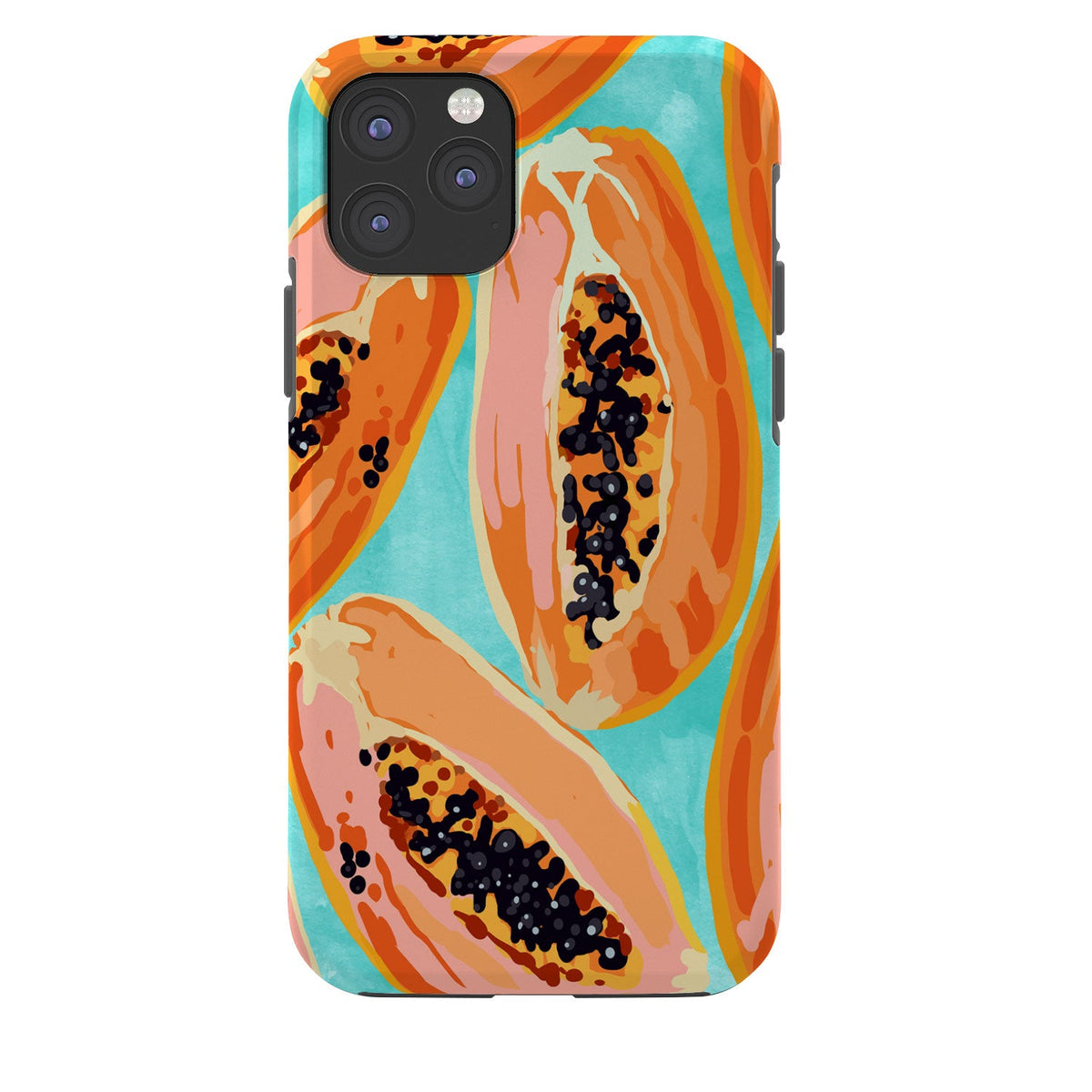 83 Oranges Big Papaya Watercolor Painting Phone Case
