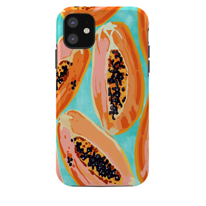 83 Oranges Big Papaya Watercolor Painting Phone Case