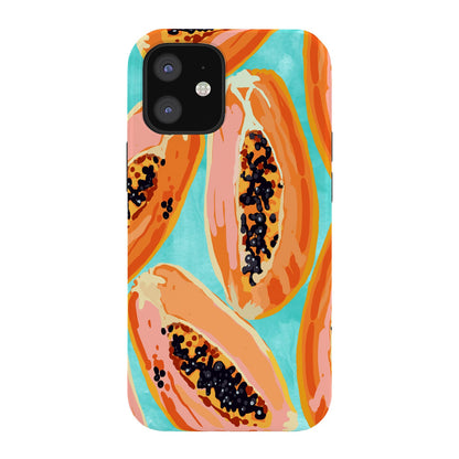 83 Oranges Big Papaya Watercolor Painting Phone Case