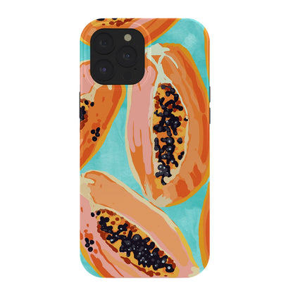 83 Oranges Big Papaya Watercolor Painting Phone Case