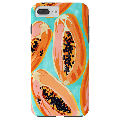 83 Oranges Big Papaya Watercolor Painting Phone Case