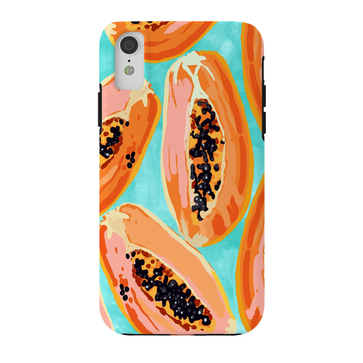 83 Oranges Big Papaya Watercolor Painting Phone Case