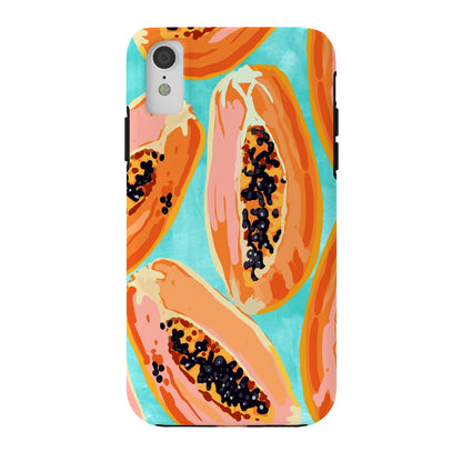 83 Oranges Big Papaya Watercolor Painting Phone Case