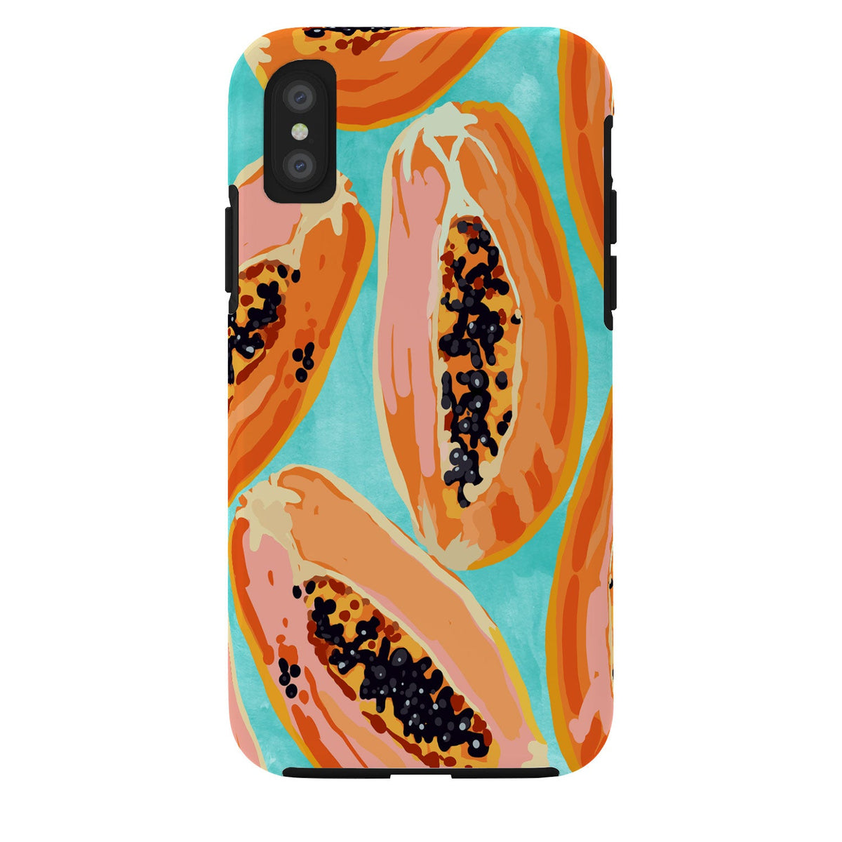 83 Oranges Big Papaya Watercolor Painting Phone Case