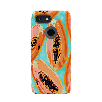 83 Oranges Big Papaya Watercolor Painting Phone Case