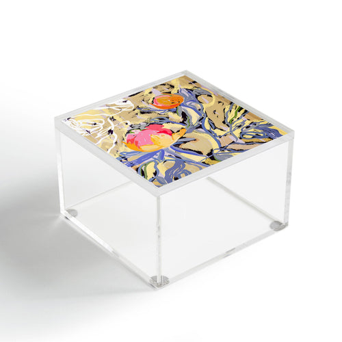 83 Oranges Blooms in The Butter Forest Acrylic Box