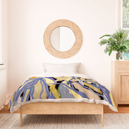 83 Oranges Blooms in The Butter Forest Duvet Cover