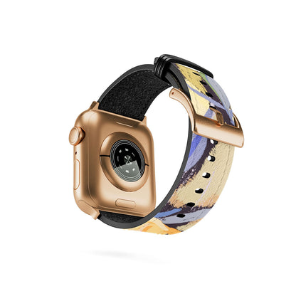 83 Oranges Blooms in The Butter Forest Apple Watch Band