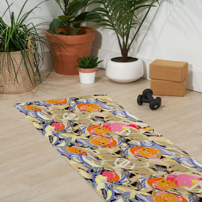 83 Oranges Blooms in The Butter Forest Yoga Mat