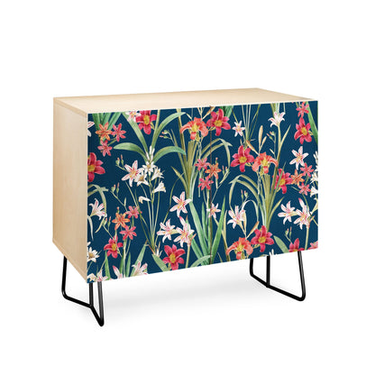 83 Oranges Blossom Botanical Credenza