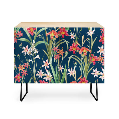 83 Oranges Blossom Botanical Credenza