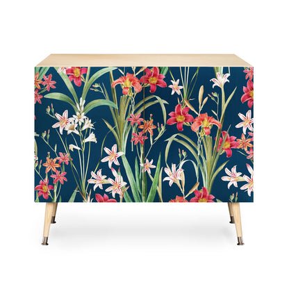83 Oranges Blossom Botanical Credenza