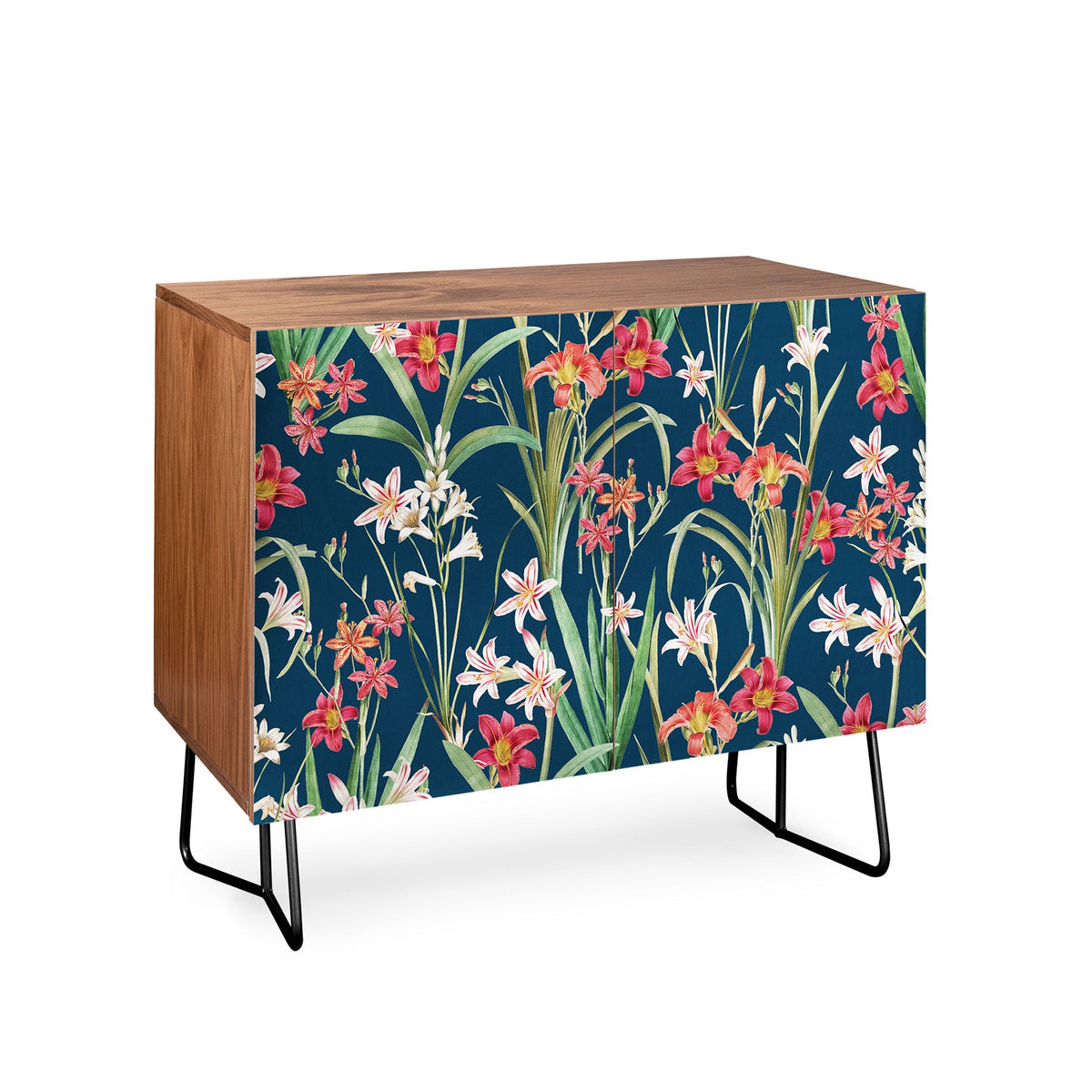83 Oranges Blossom Botanical Credenza