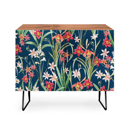 83 Oranges Blossom Botanical Credenza