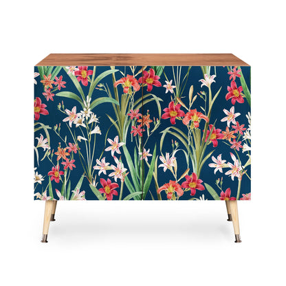 83 Oranges Blossom Botanical Credenza