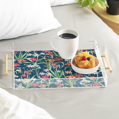 83 Oranges Blossom Botanical Acrylic Tray