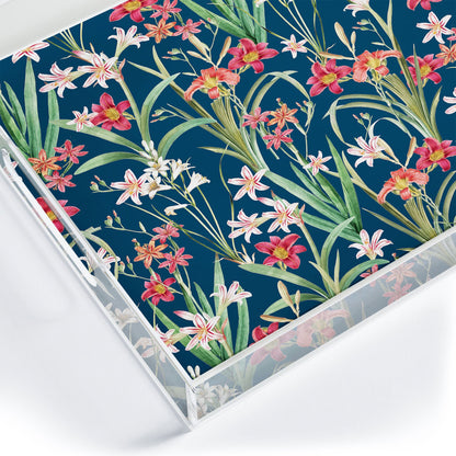 83 Oranges Blossom Botanical Acrylic Tray